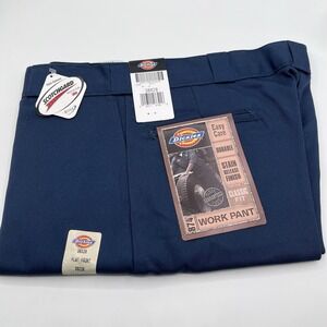 NWT Dickies 874 Work Pants Men 38 X 28 Navy Blue Original Fit Resistant Stain